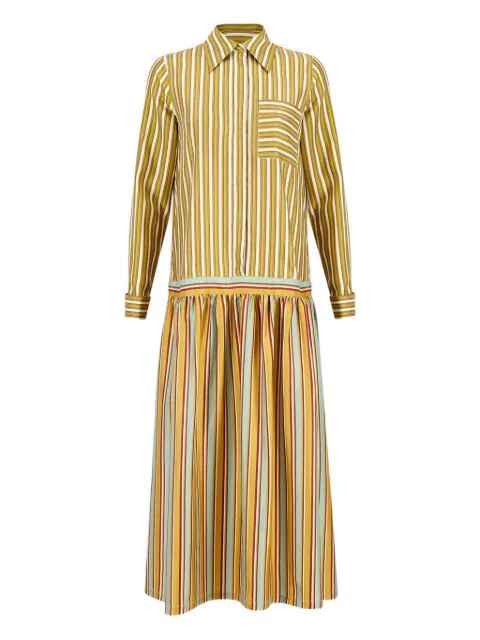 PAULA Rosalia striped A-line shirtdress