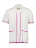 Baziszt stripe-pocket shirt - White