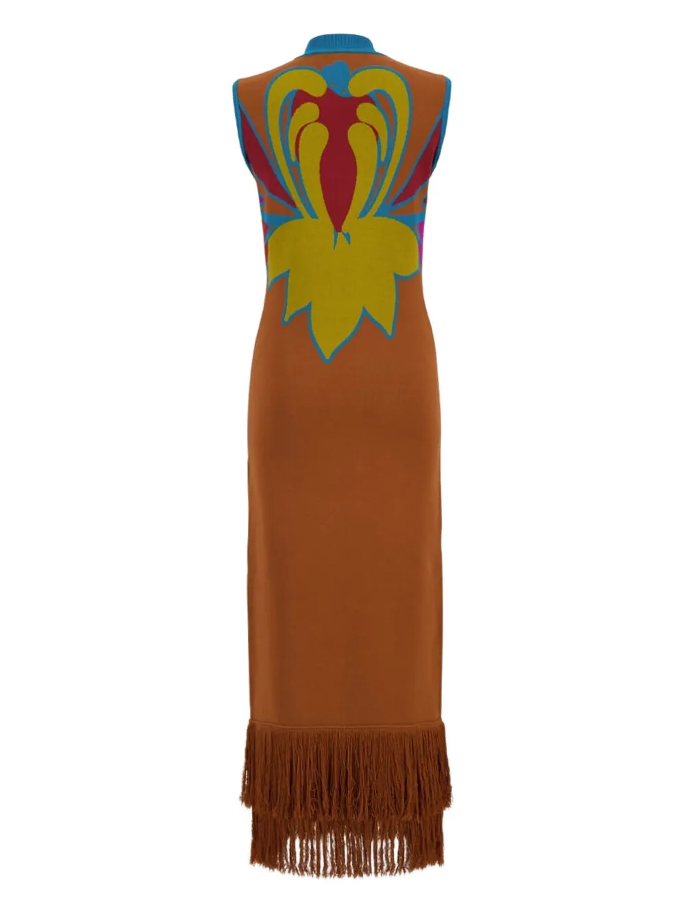 Jacquard Fringe Dress