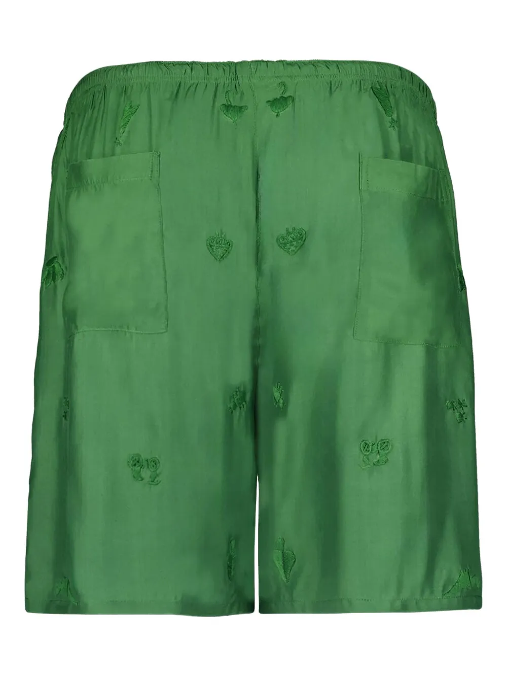 Baziszt embroidered drawstring shorts | Track & Running Shorts | Image 2