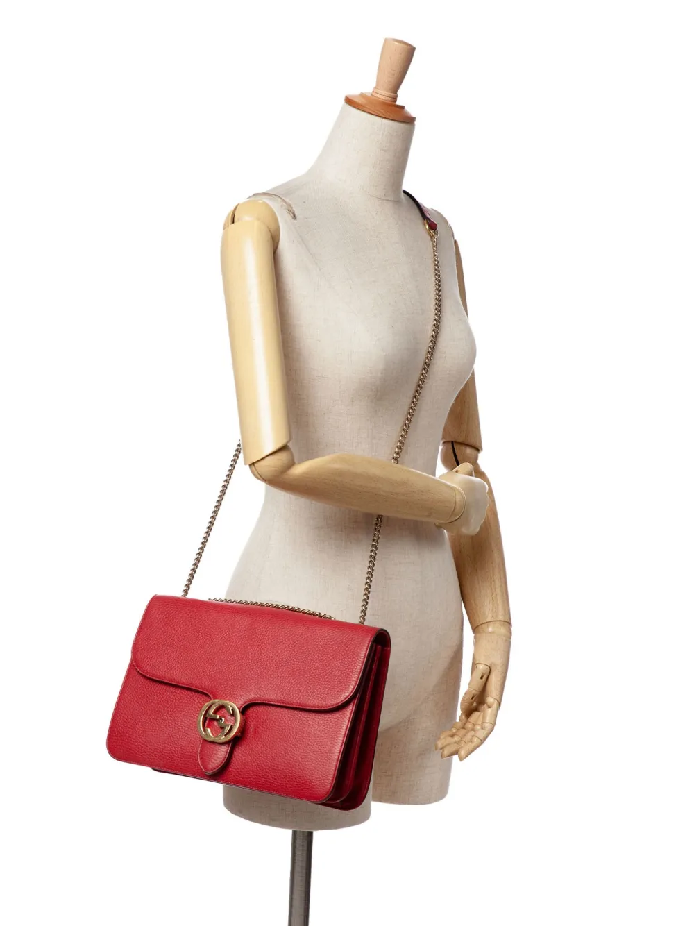 Gucci Pre-Owned 2016-2024 Medium Dollar Calfskin Interlocking G crossbody bag | Pre-Owned | Image 2
