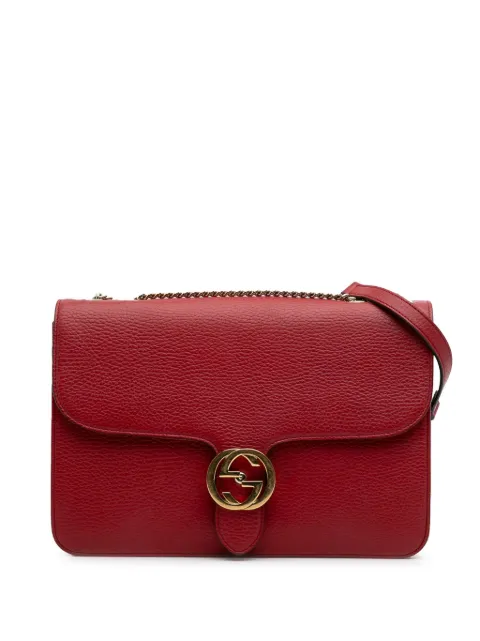 Gucci Pre-Owned 2016-2024 Medium Dollar Calfskin Interlocking G crossbody bag