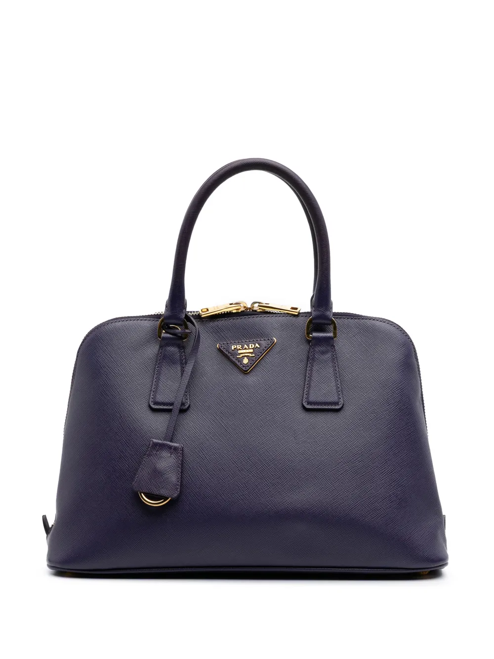 Prada Pre-Owned 2013-2024 Medium Saffiano Lux Promenade satchel | Purple | Image 1
