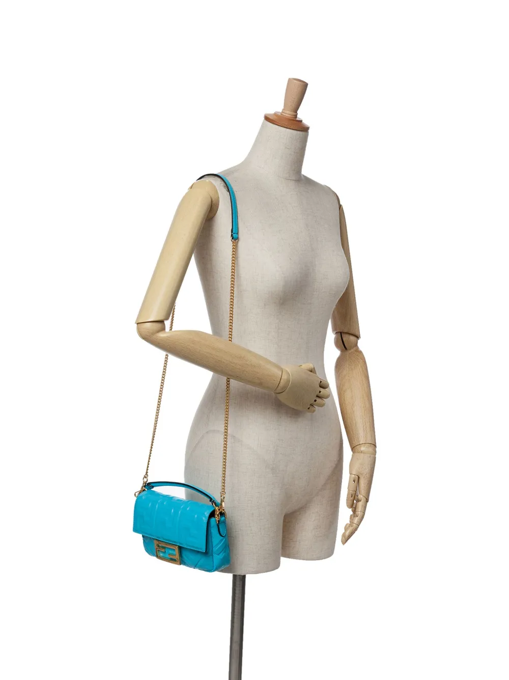 Fendi Pre-Owned 2010-2024 Mini Embossed Zucca Baguette satchel | Pre-Owned | Image 2