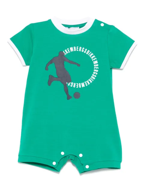 BIKKEMBERGS KIDS set de dos rompers con logo estampado