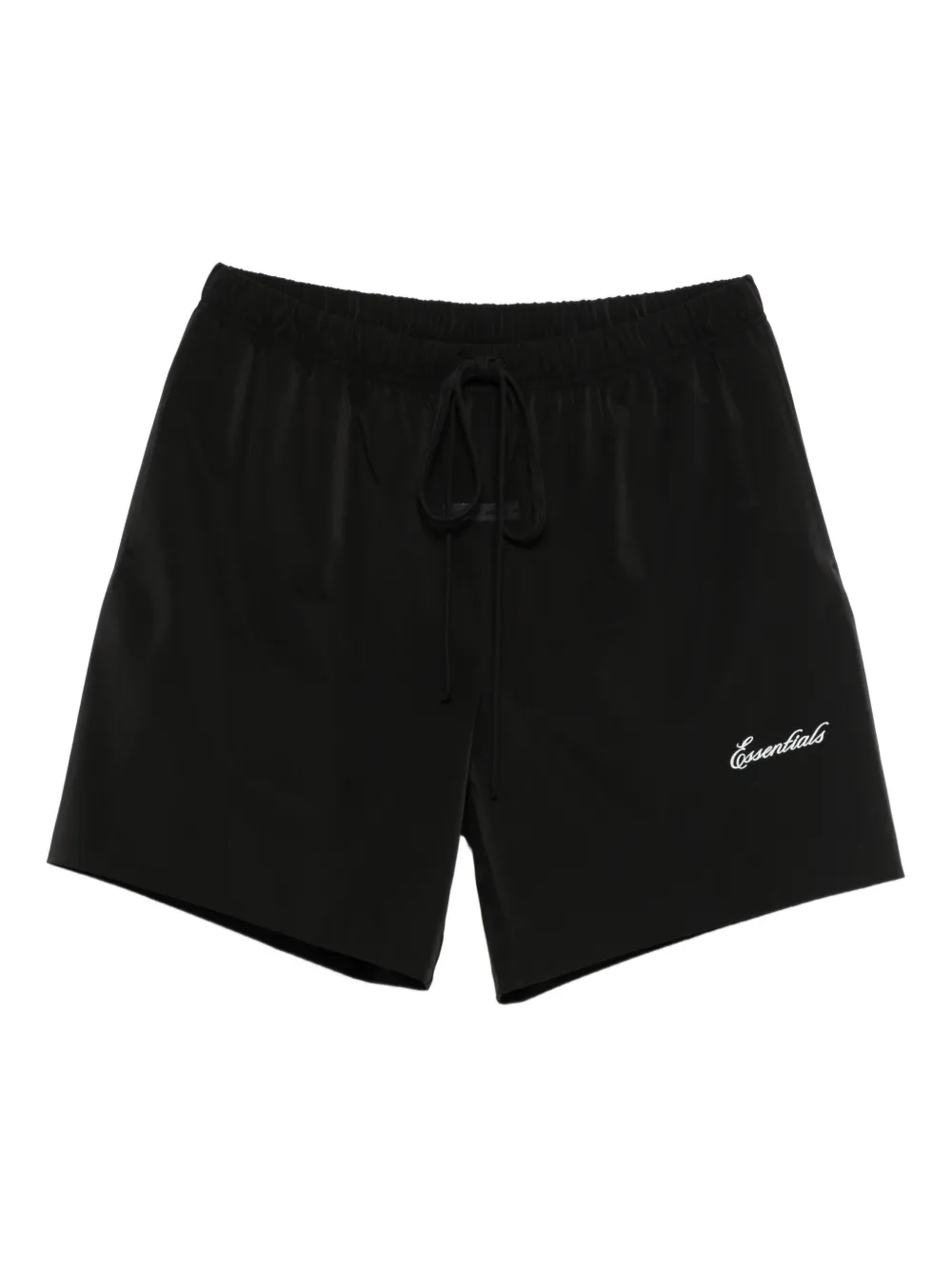 Essentials Logo-embroidered Drawstring Track Shorts