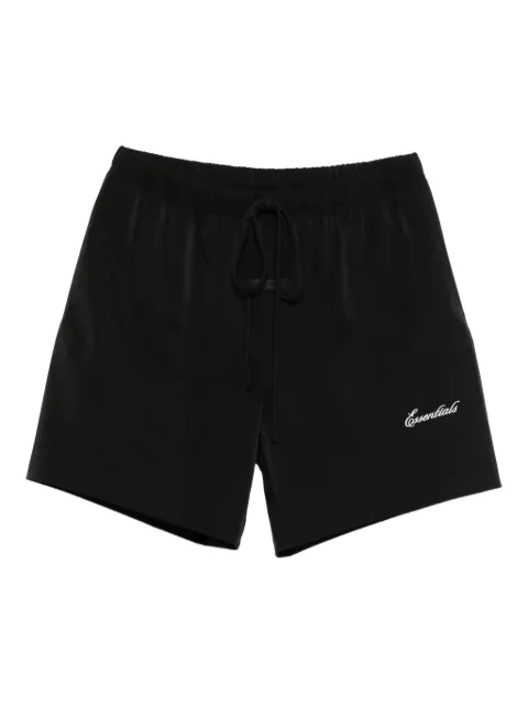 FEAR OF GOD ESSENTIALS logo-embroidered drawstring track shorts