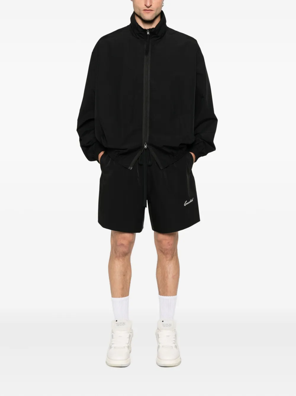 FEAR OF GOD ESSENTIALS logo-embroidered drawstring track shorts | Shorts de sport & shorts de running | Image 2
