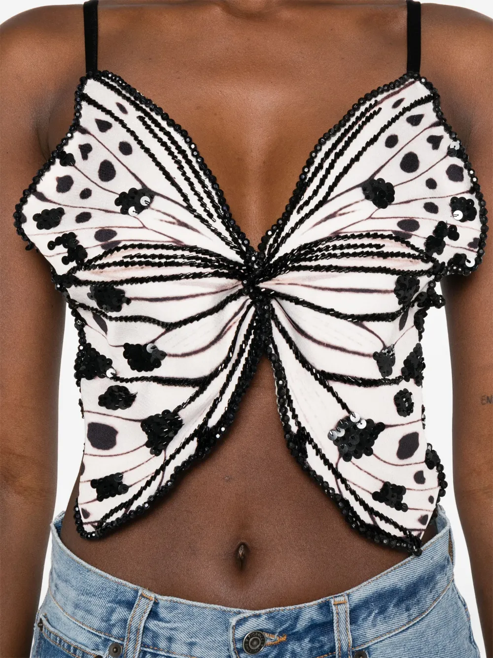 Patbo Butterfly-motif Top In Pink