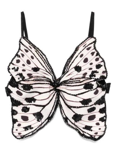 PatBO top con motivo de mariposa
