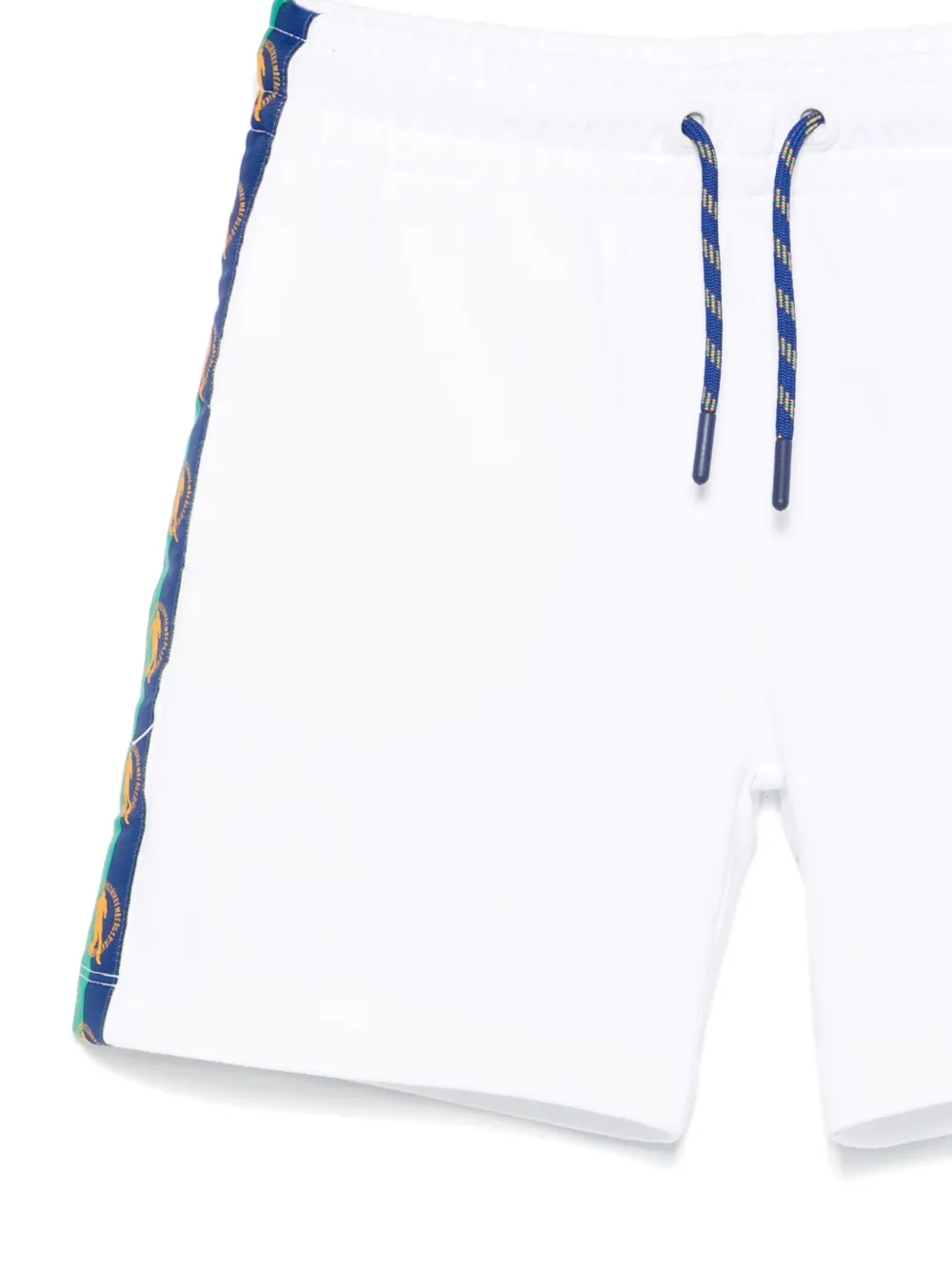 BIKKEMBERGS KIDS Shorts met zijstreep Wit