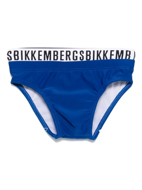 BIKKEMBERGS KIDS traje de baño con logo estampado