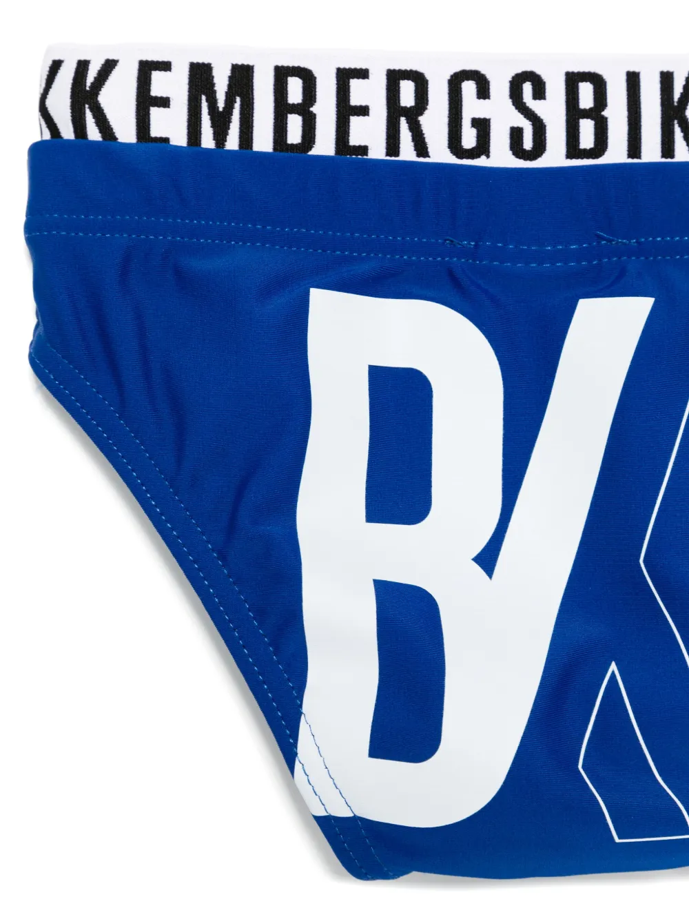 Bikkembergs Logo-print Swim Trunks In Blue