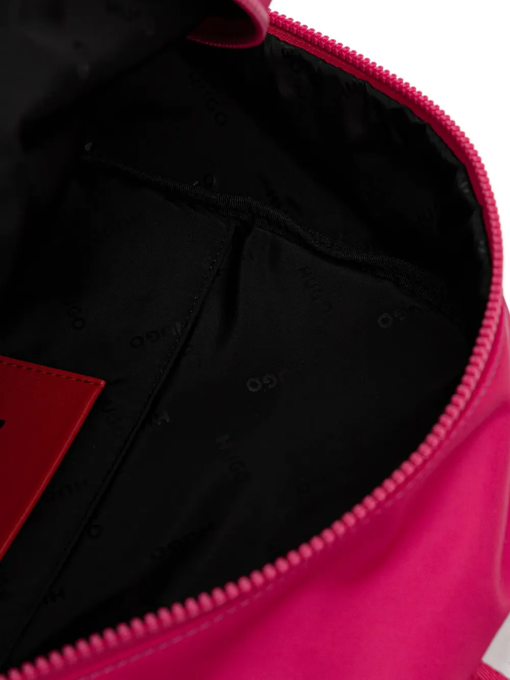 HUGO quilted zip-fastening backpack Roze