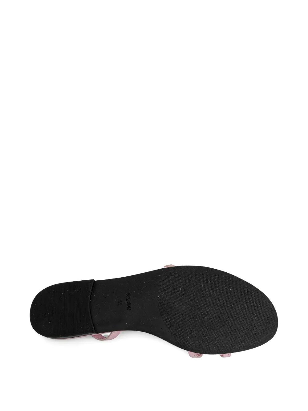 HUGO buckle-fastening cross-strap sandals Pink
