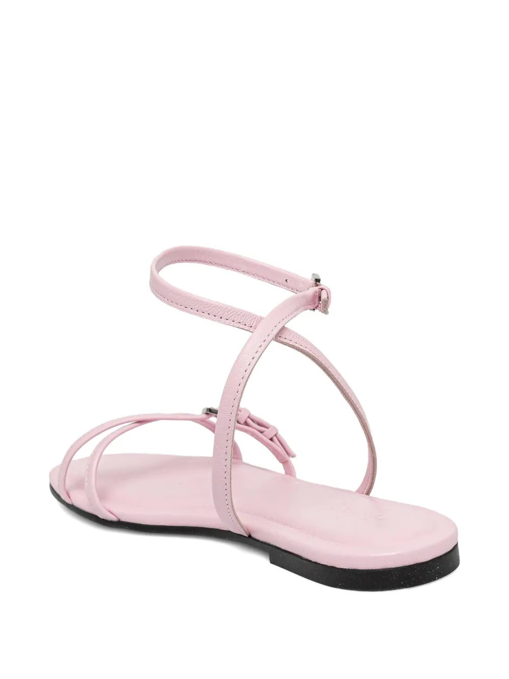 HUGO buckle-fastening cross-strap sandals Pink