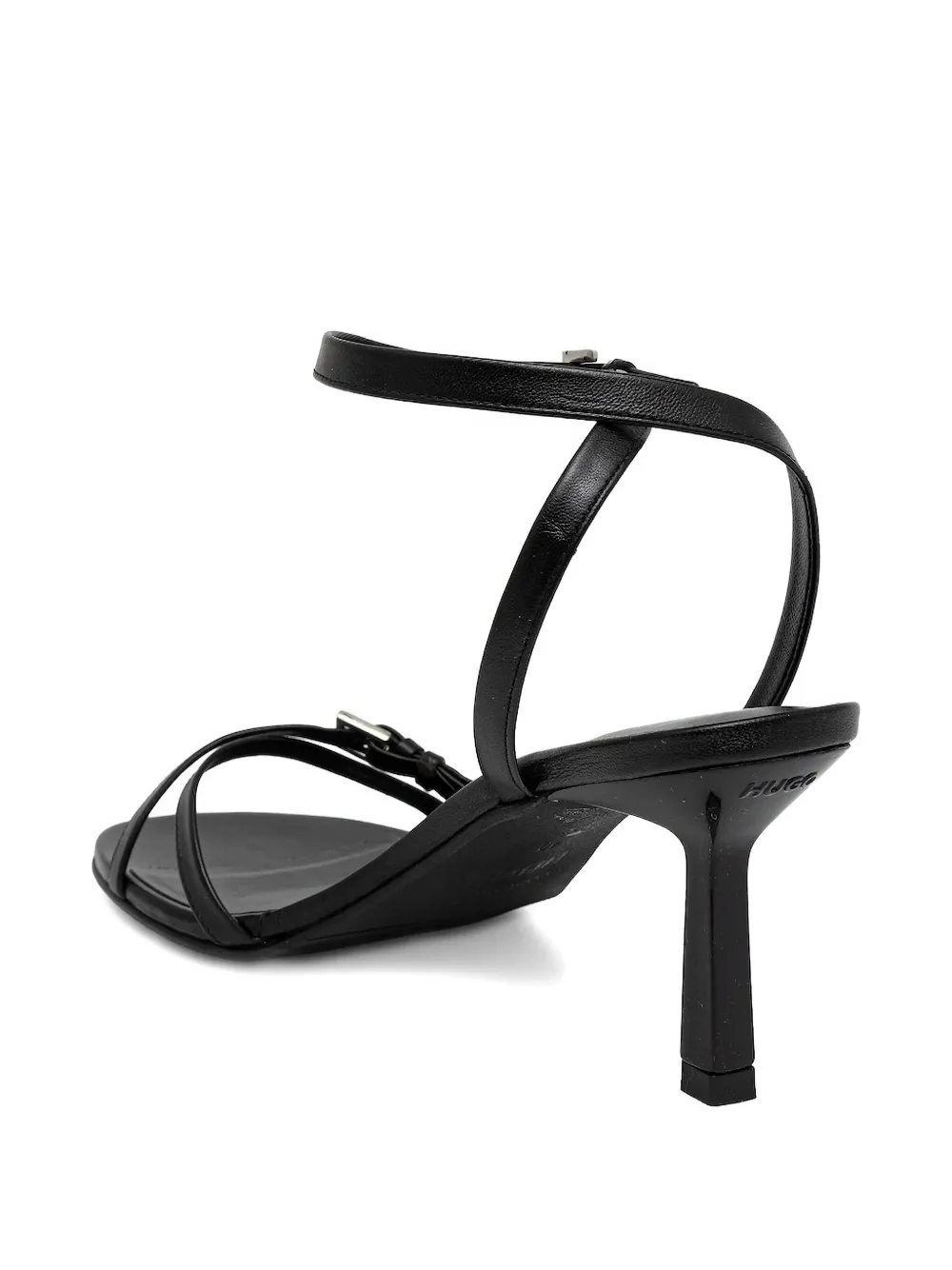 HUGO ankle-strap buckled sandals Black