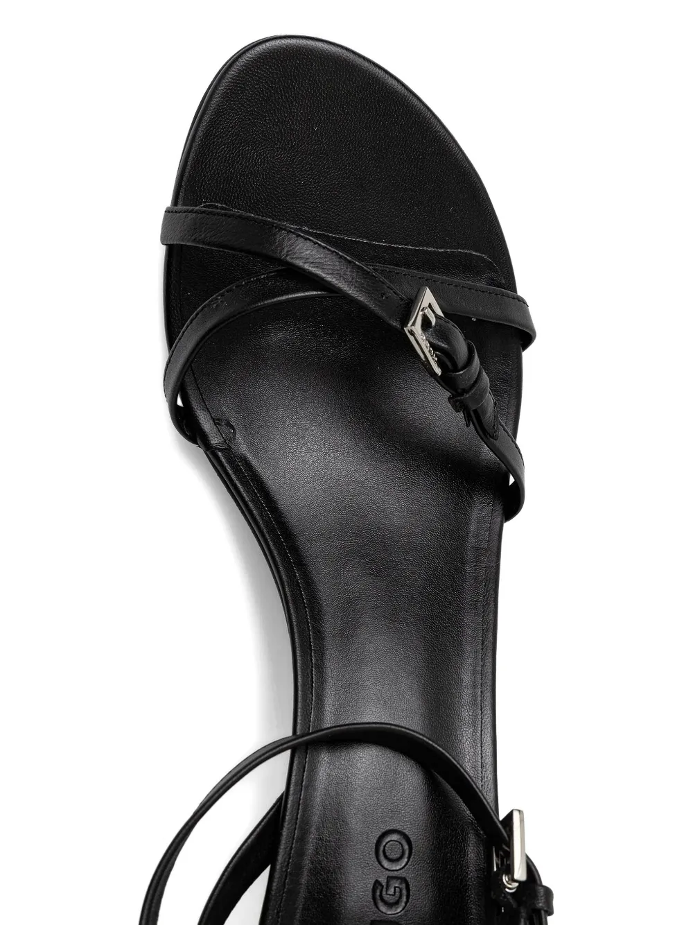 HUGO ankle-strap buckled sandals Black