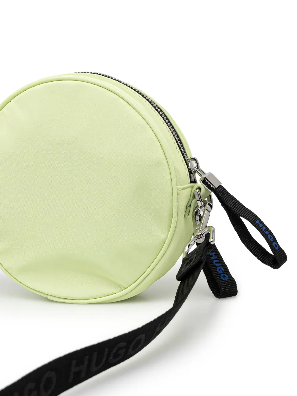 HUGO Kleine ronde crossbodytas met logo Groen