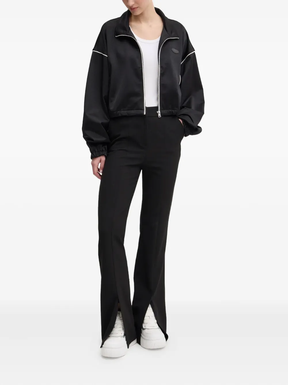 HUGO logo-patch cropped jacket | Cropped Jackets | Image 2