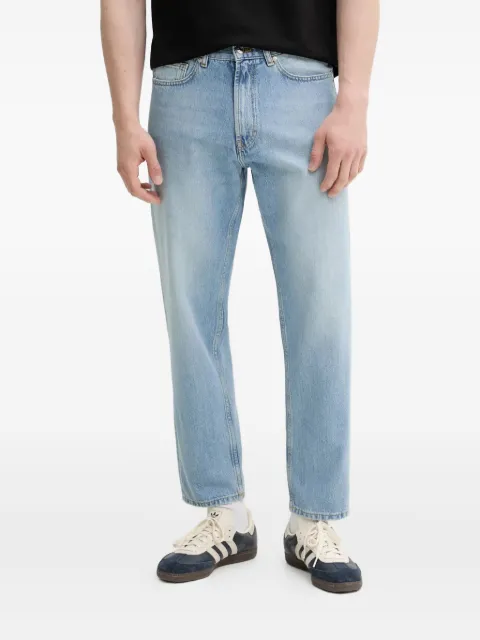 HUGO cropped cotton jeans