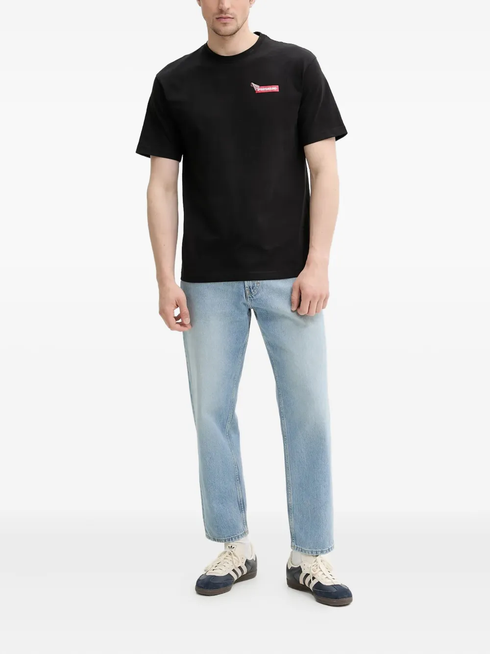 HUGO cropped cotton jeans | Regular & Straight-Leg Jeans | Image 2