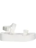 HUGO platform strap sandals - White