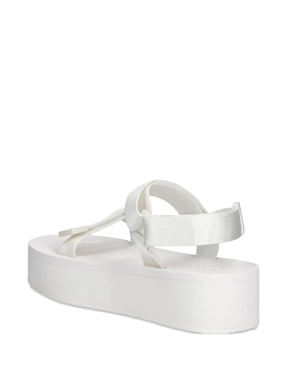 HUGO platform strap sandals White