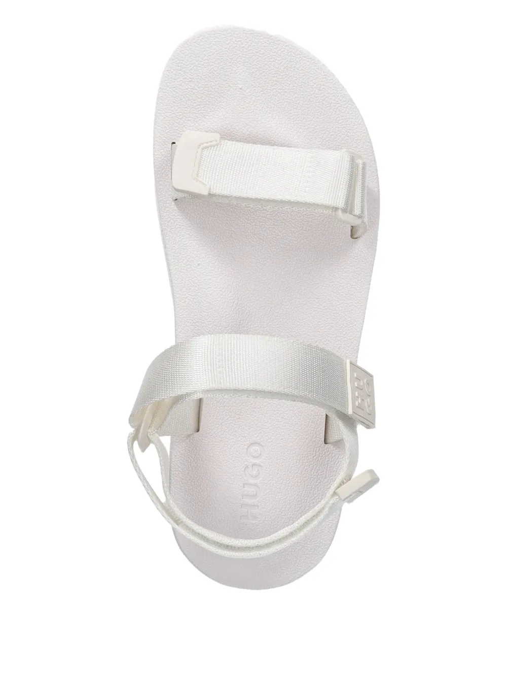 HUGO platform strap sandals White