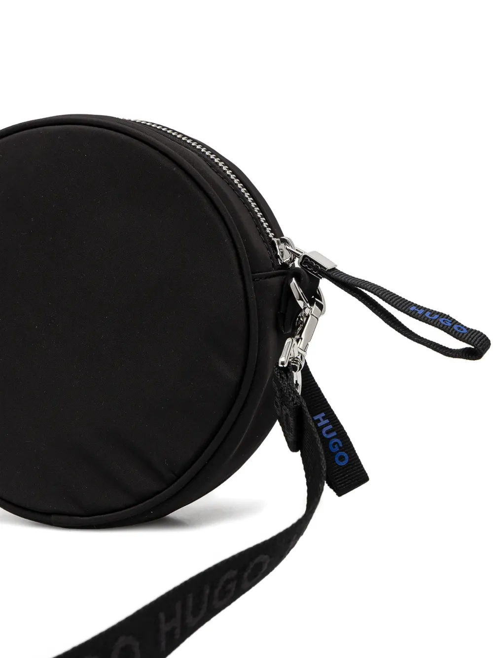 HUGO Happy kleine tas met geborduurd logo Zwart