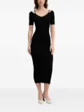 HUGO shoulder cut-out midi dress - Black