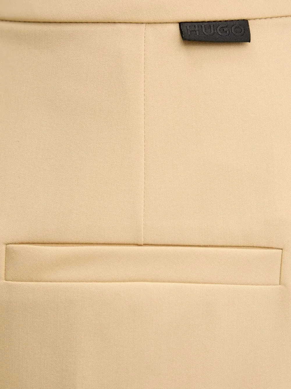 HUGO Geplooide shorts Beige