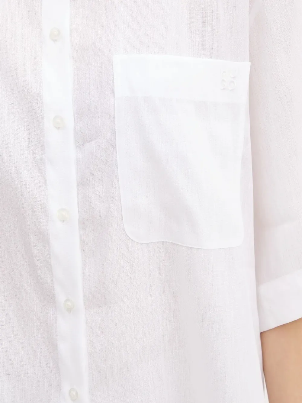 HUGO Blouse met zak Wit