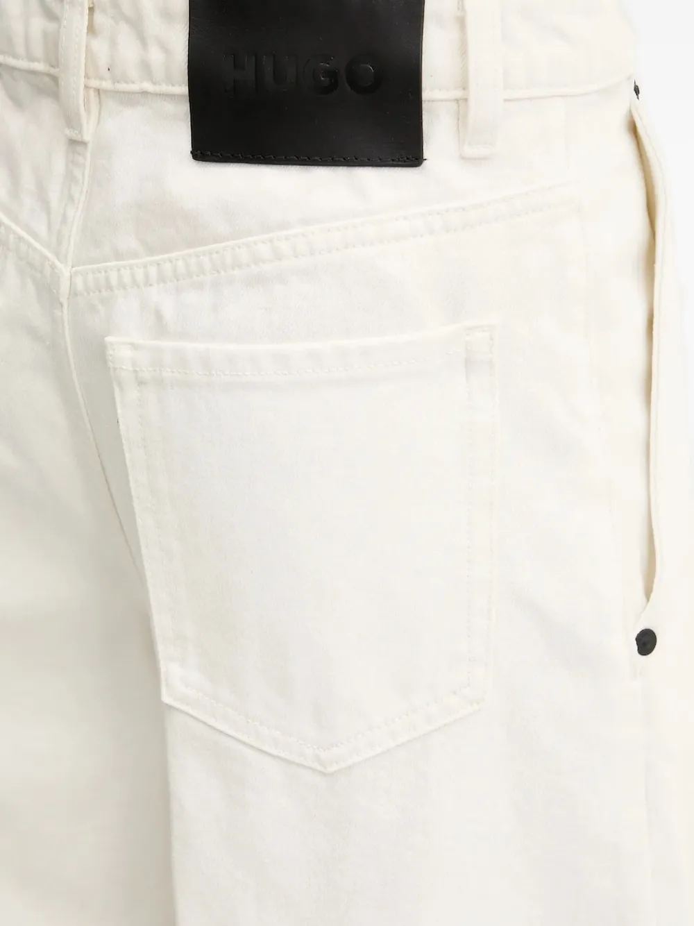 Hugo Boss Belted Shorts In Neutral