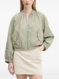 HUGO Happy Hugo embroidered logo cropped jacket - Green