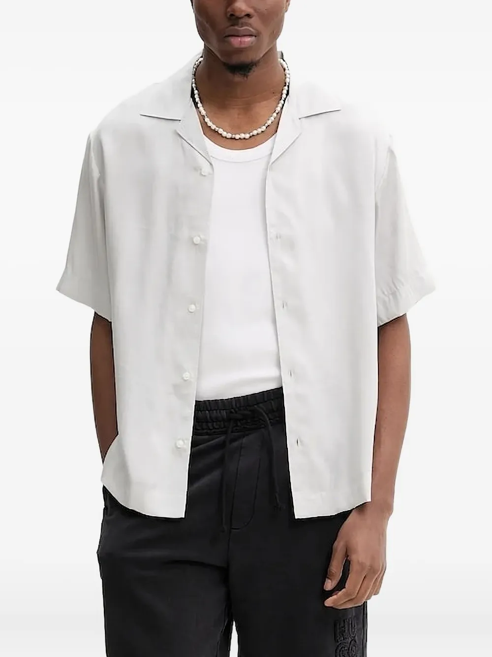 HUGO short-sleeve shirt Grijs
