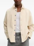 HUGO button-detail logo-label shirt - Neutrals