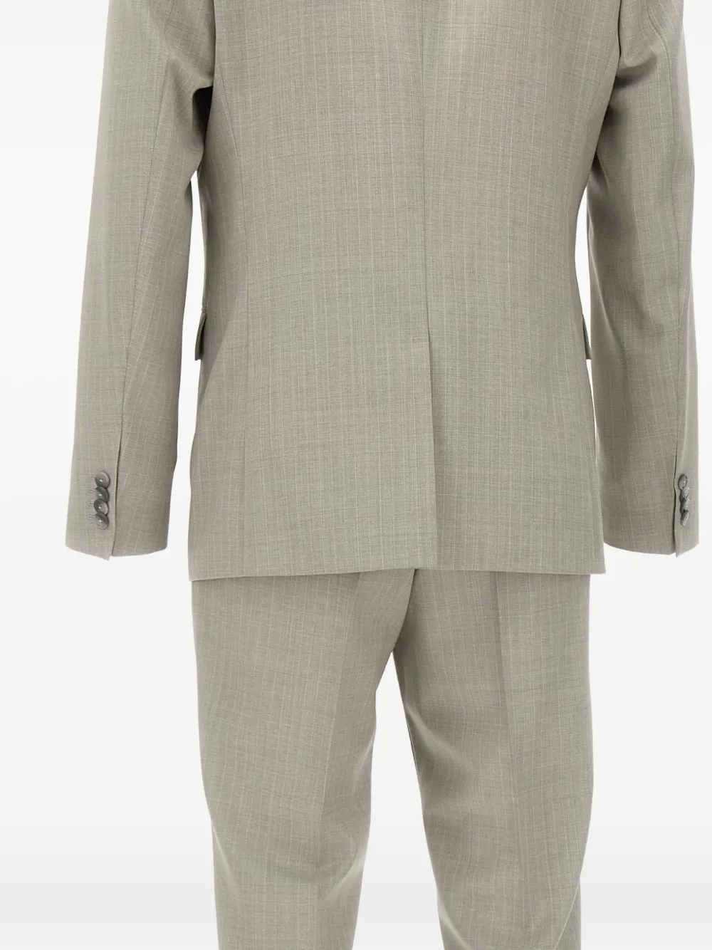 BOSS Pak met enkele rij knopen Beige