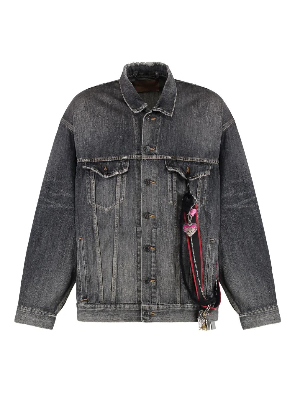 Balenciaga Charms denim jacket | Black | Image 1