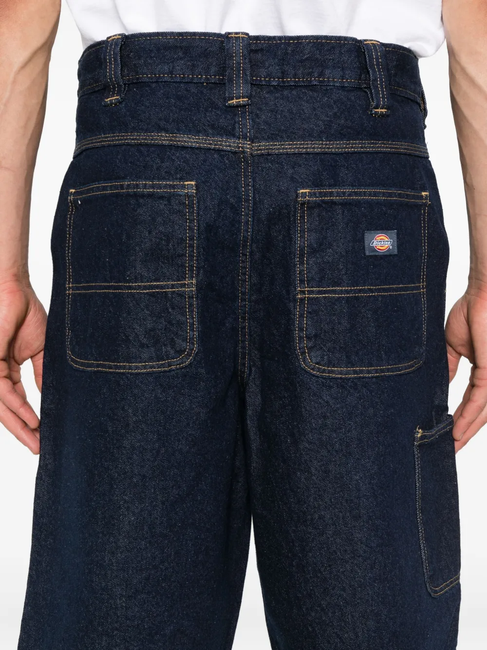 DICKIES Madison denim shorts Blauw