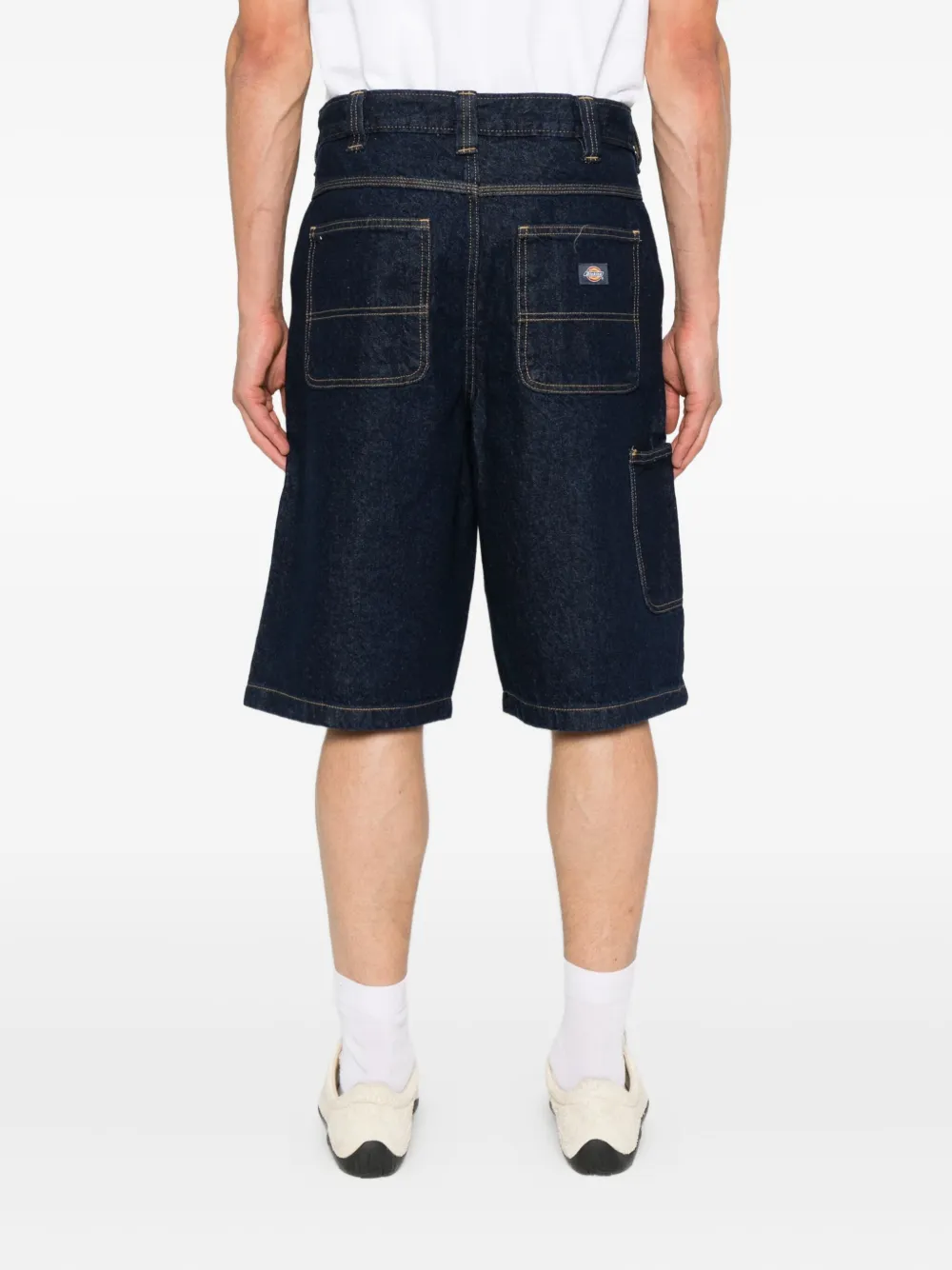 DICKIES Madison denim shorts Blauw