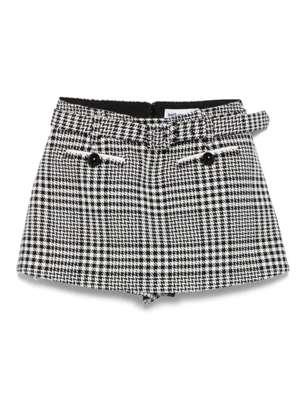 スカート SELF PORTRAIT Houndstooth skort 30574797_59638773_600.jpg
