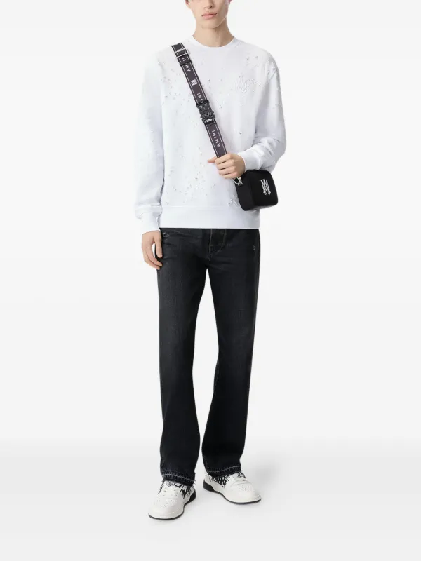 AMIRI ロゴ ショルダーバッグ | ブラック | FARFETCH JP
