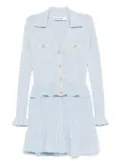 Self-Portrait V-neck dress - Blue