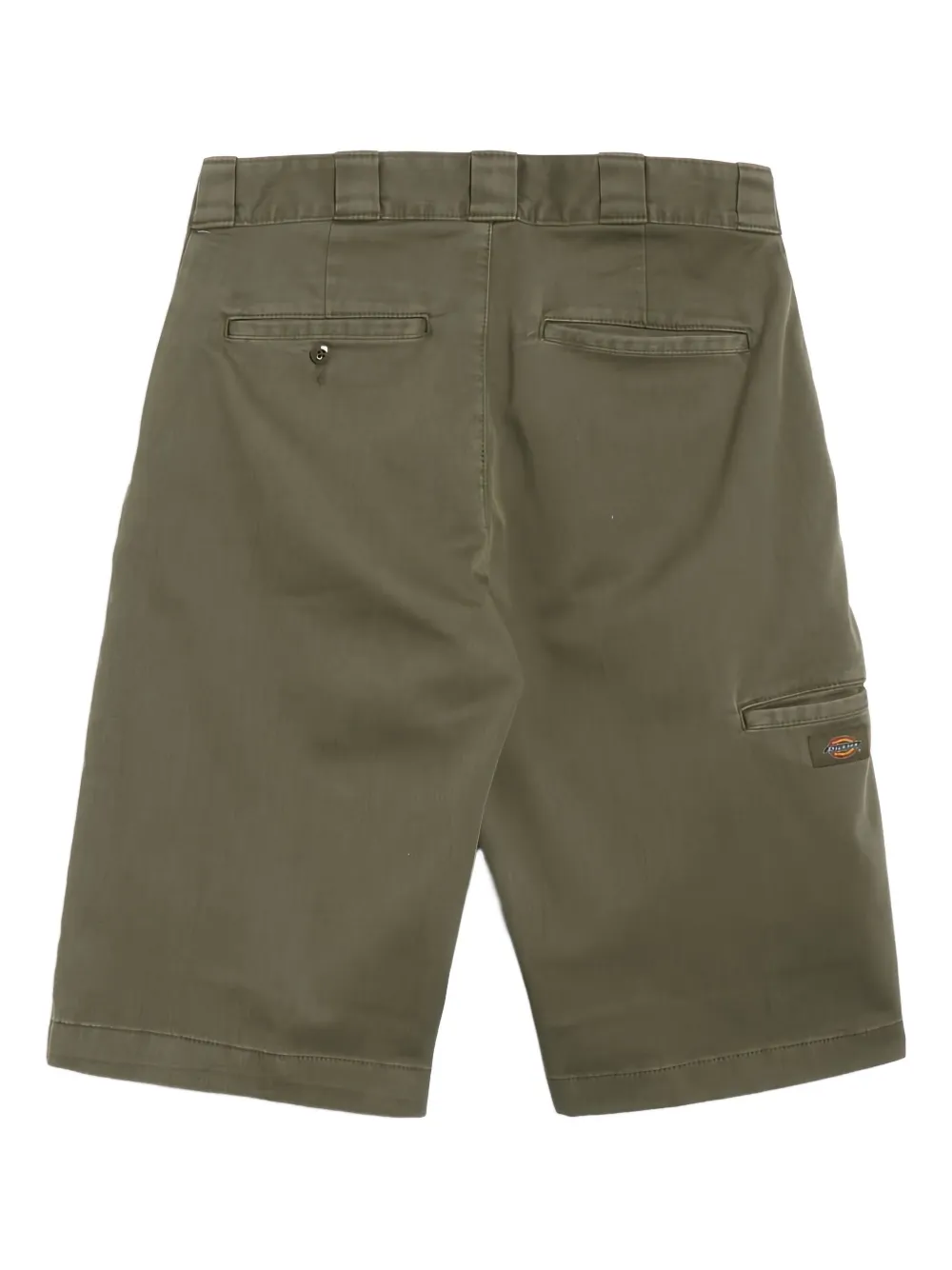 DICKIES Geplooide shorts met logopatch - Groen