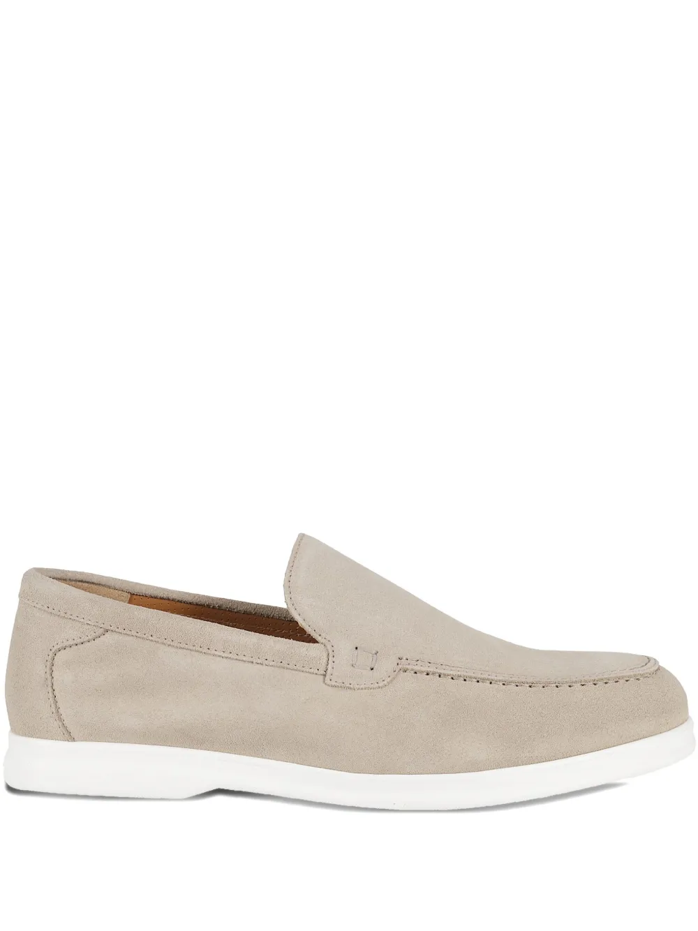 Doucal's suede loafers Neutrals