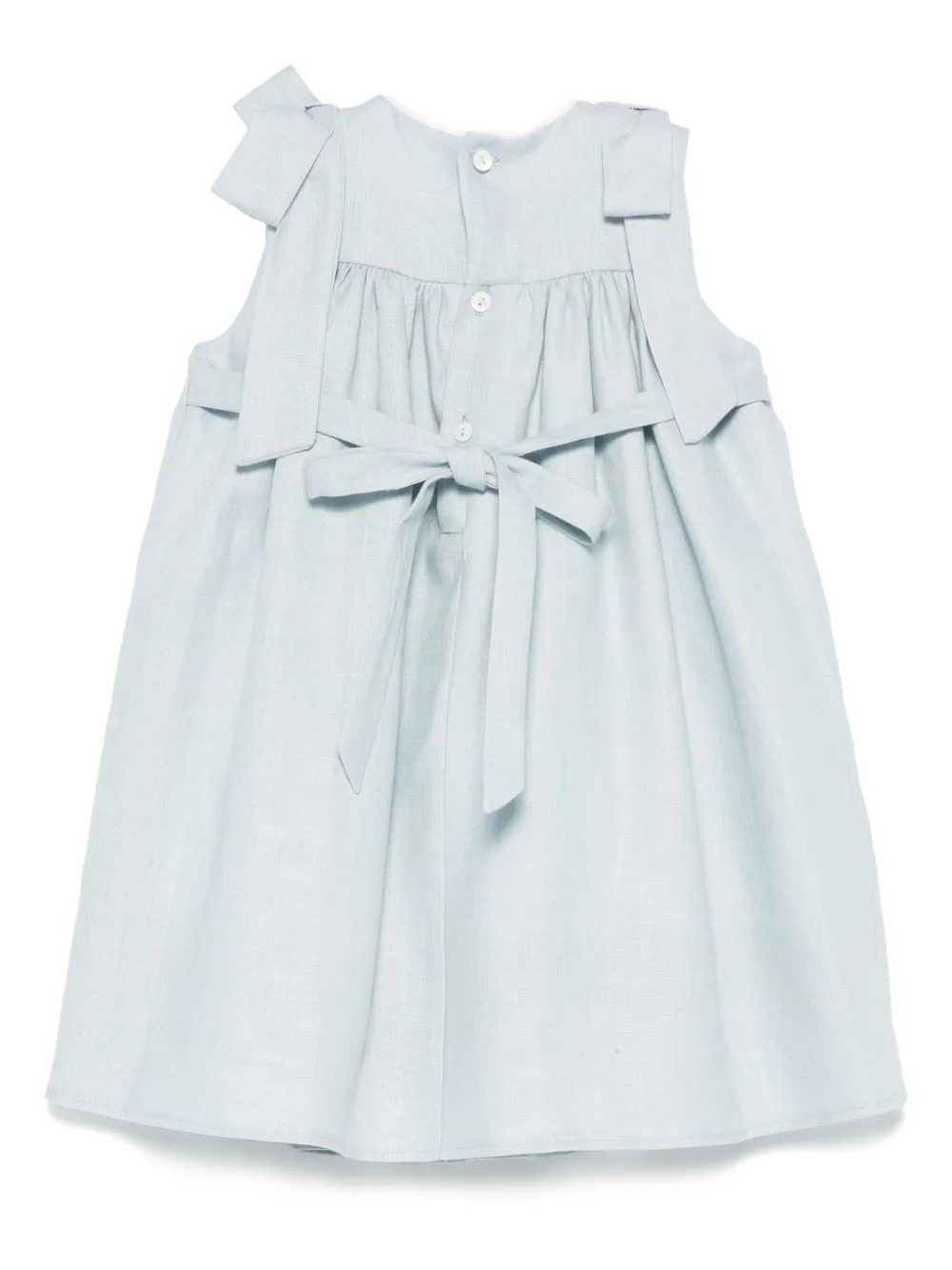 La Stupenderia linen dress - Blauw