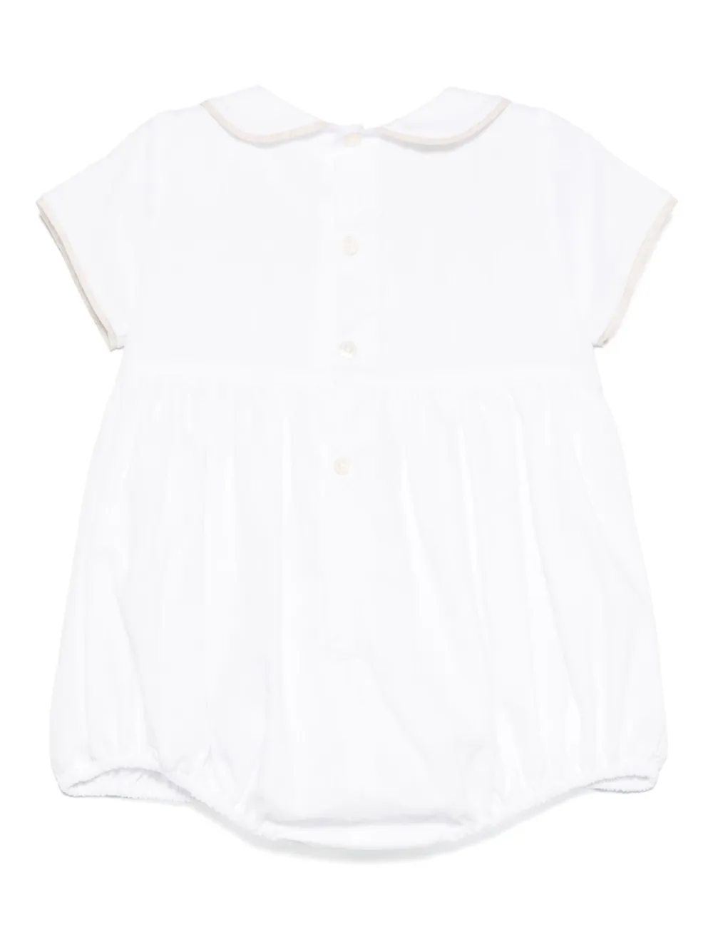 La Stupenderia cotton romper - Wit