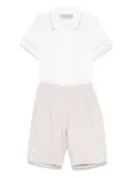 La Stupenderia cotton trouser set - White