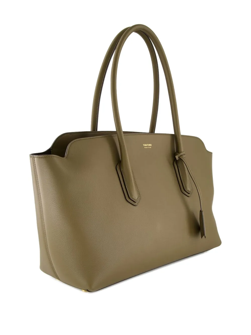 TOM FORD Leren schoudertas Groen